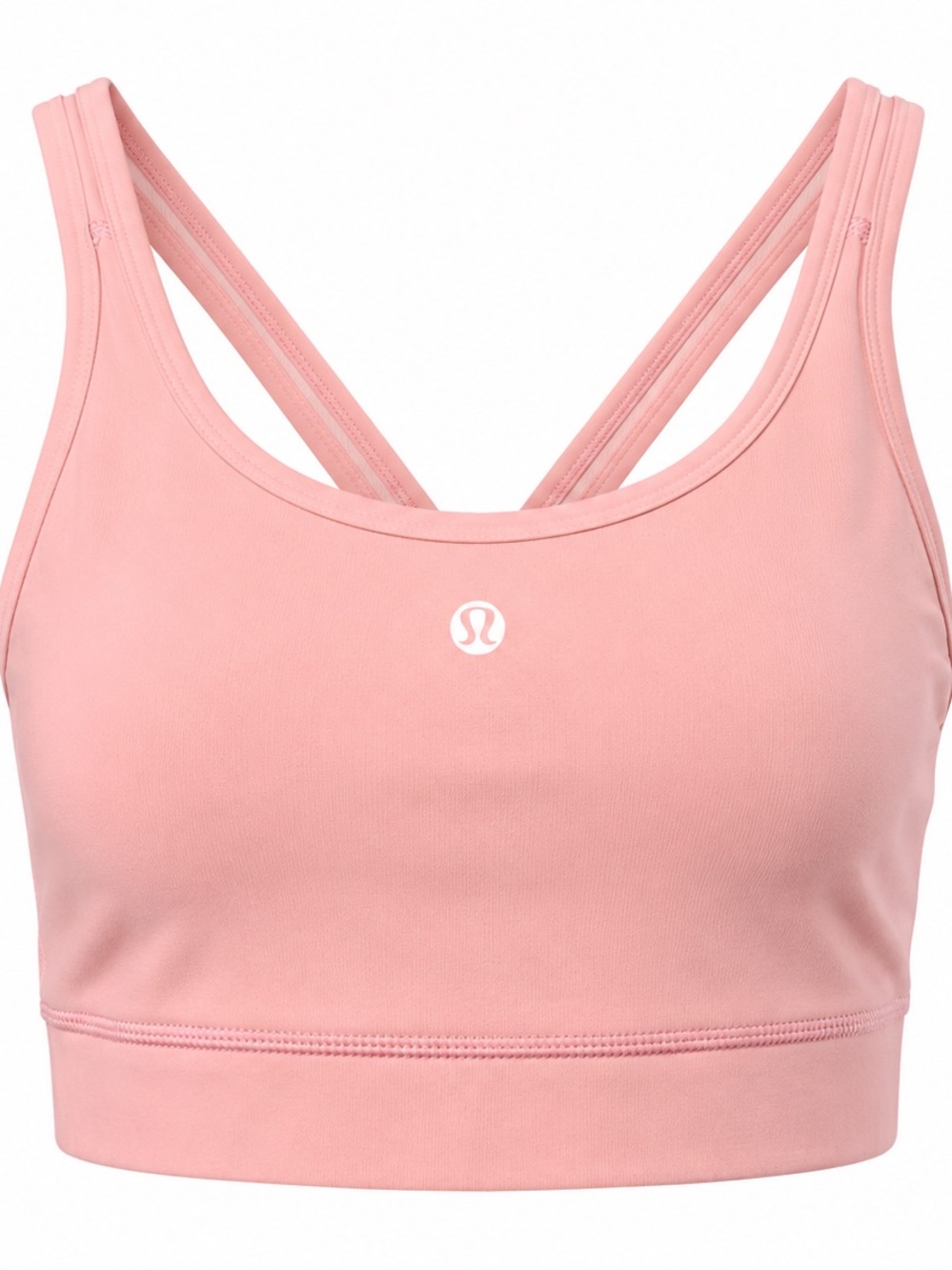 lululemon athletica Dusty Pink Double-Strap Sports Bra